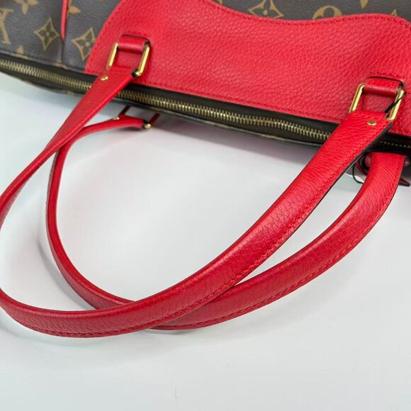 Louis Vuitton Monogram Canvas Estrella Shoulder Bag Tote with Red Handles - Picture 7 of 8